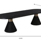 Rishi 120 Rope Oval Dining Table by TOV D44047