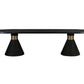 Rishi 120 Rope Oval Dining Table by TOV D44048