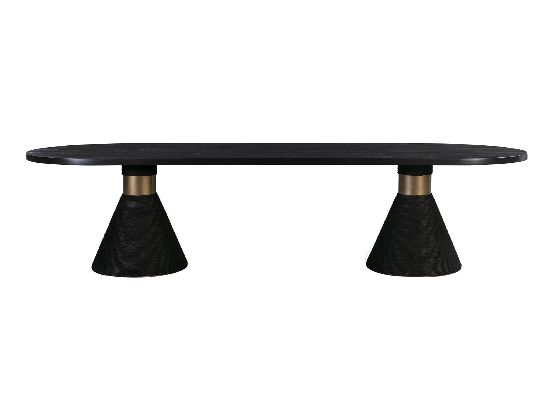 Rishi 120 Rope Oval Dining Table by TOV D44048