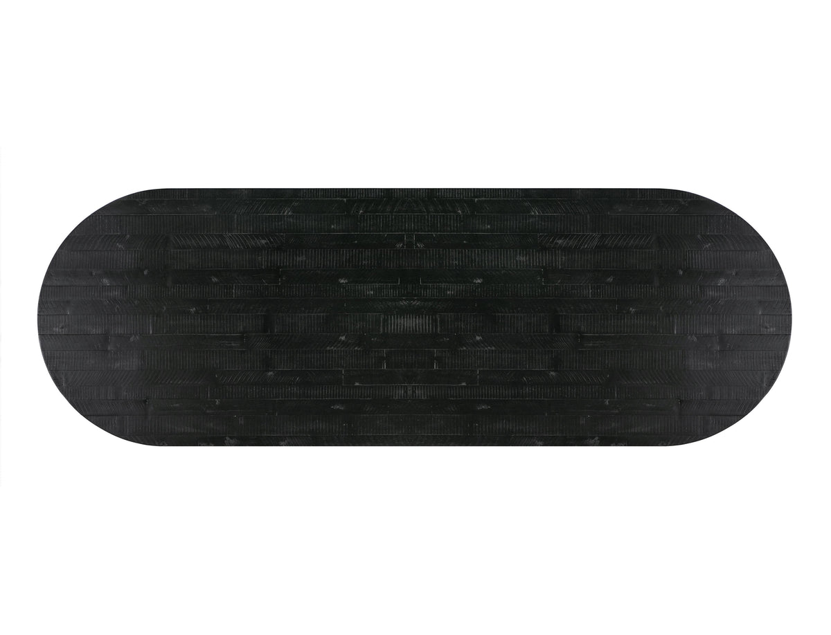 Rishi Black Rope Oval Table by TOV Furniture – photo 4 of 9