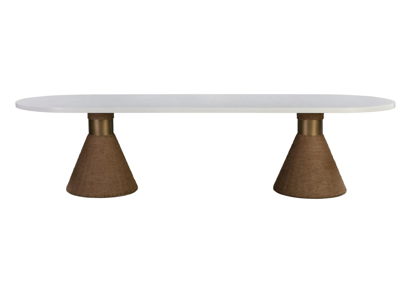 Rishi 120 Rope Oval Dining Table by TOV D44047