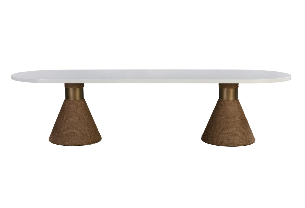 Rishi Natural Rope Oval Table by TOV Furniture – photo 3 of 10