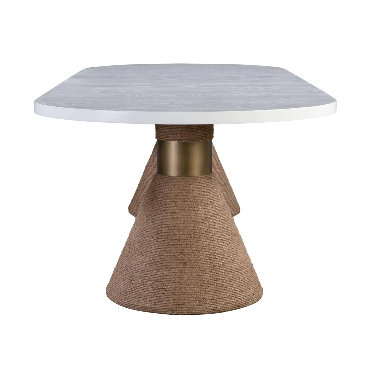 Rishi Natural Rope Oval Table by TOV Furniture – photo 5 of 10