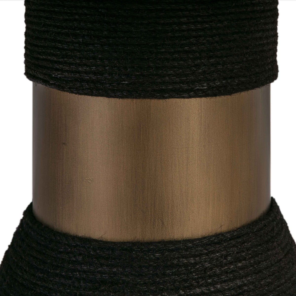 Rishi Black Rope Round Table by TOV Furniture – photo 3 of 7