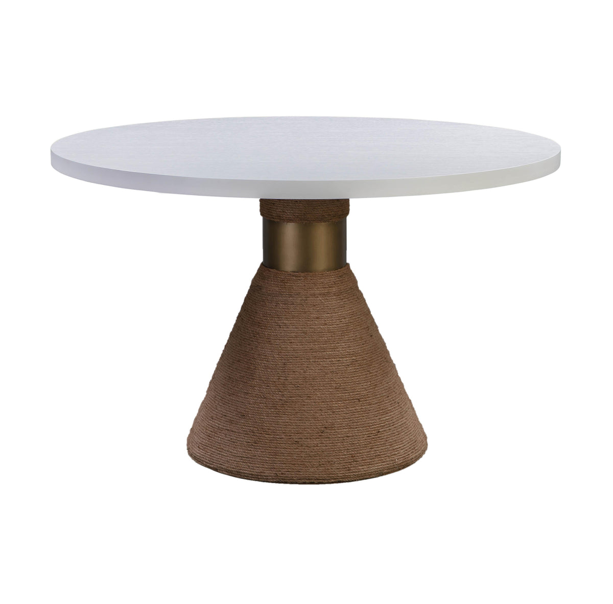 Rishi Natural Rope Round Table by TOV Furniture – photo 1 of 8