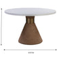 Rishi 48 Rope Round Dining Table by TOV D44049