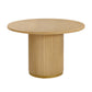 Chelsea 47 Oak Wood Round Dining Table by TOV D44123