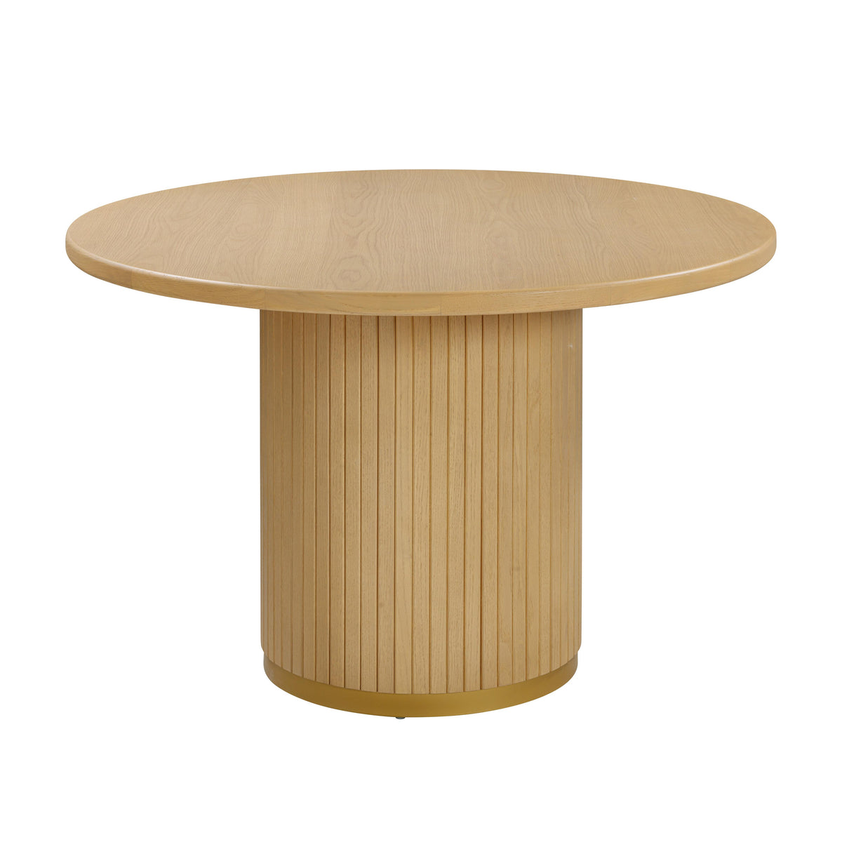 Chelsea Natural Oak Wood Round Dining Table by TOV Furniture – photo 1 of 9