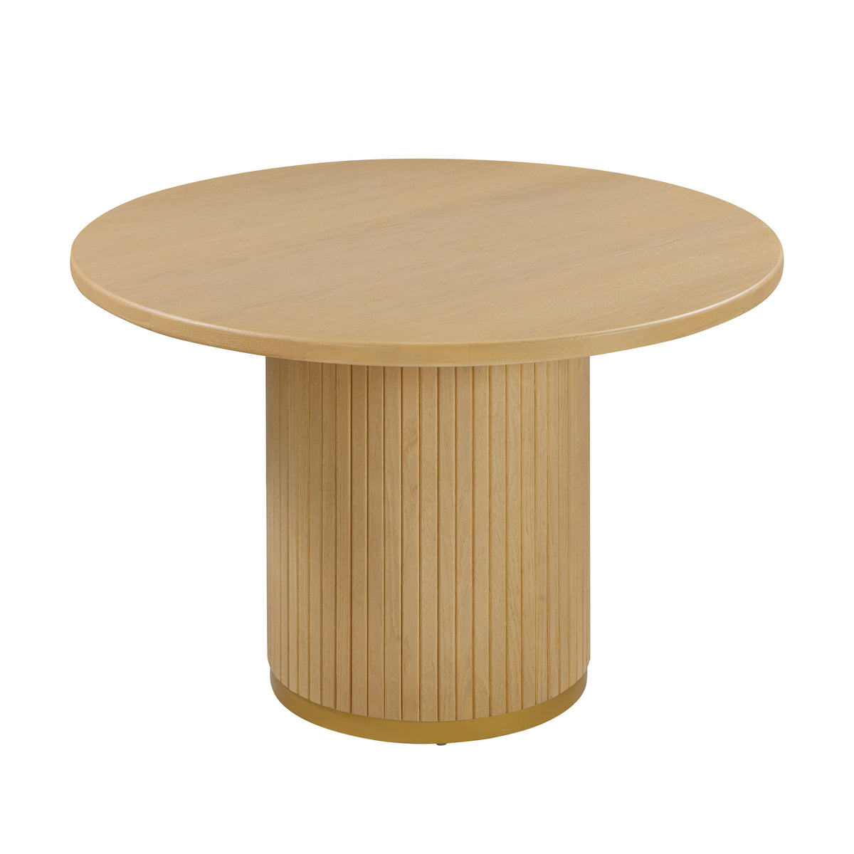 Chelsea Natural Oak Wood Round Dining Table by TOV Furniture – photo 3 of 9