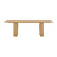 Chelsea 96 Oak Wood Rectangular Dining Table by TOV D44132