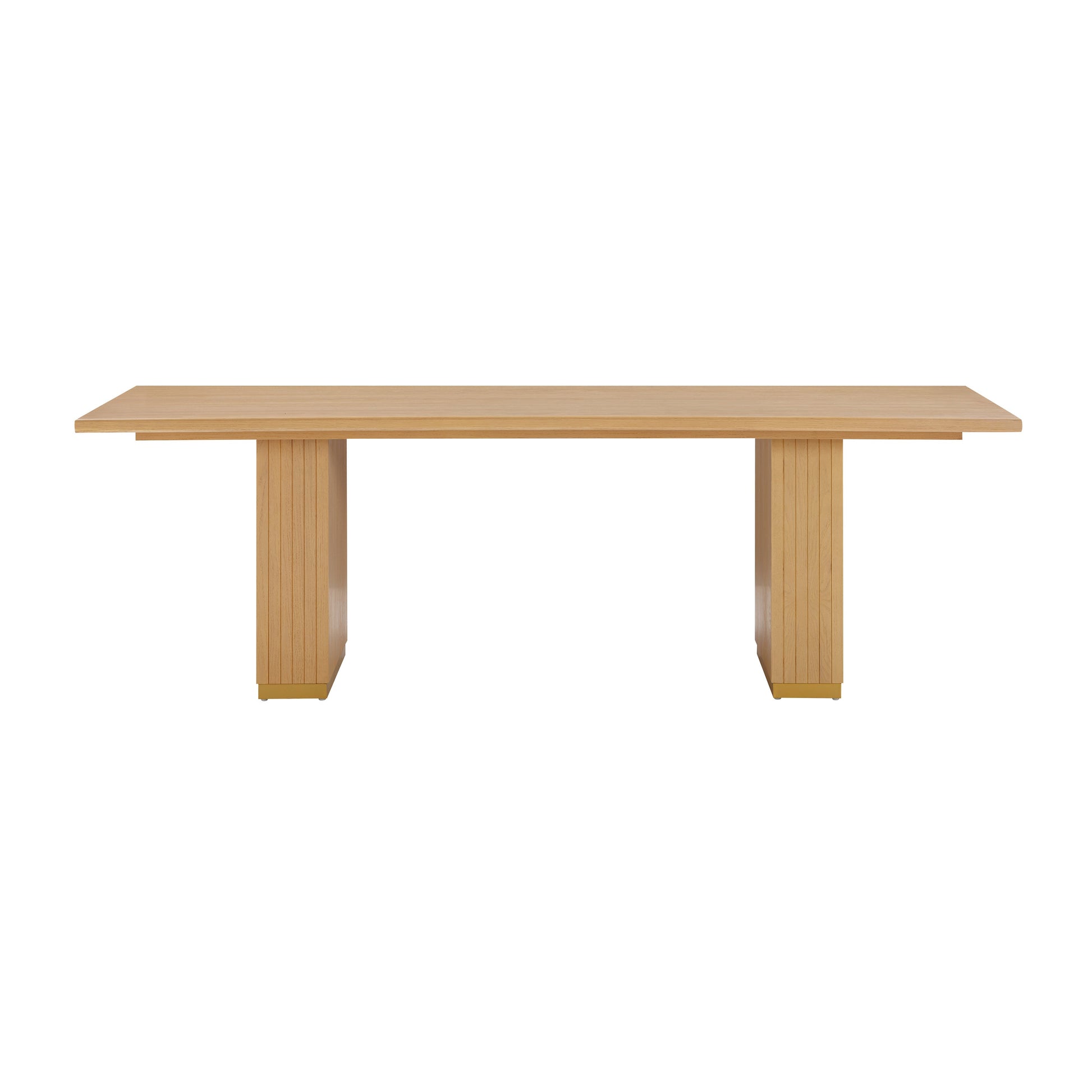 Chelsea 96 Oak Wood Rectangular Dining Table by TOV D44132