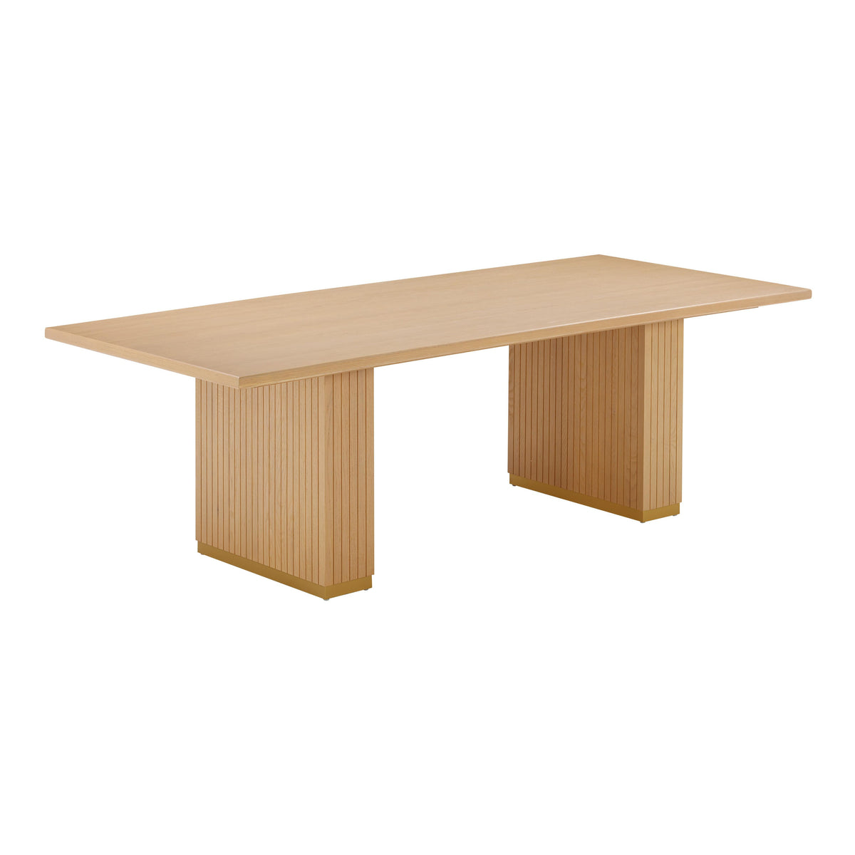 Chelsea Natural Oak Wood 96" Rectangular Dining Table by TOV Furniture – photo 1 of 8