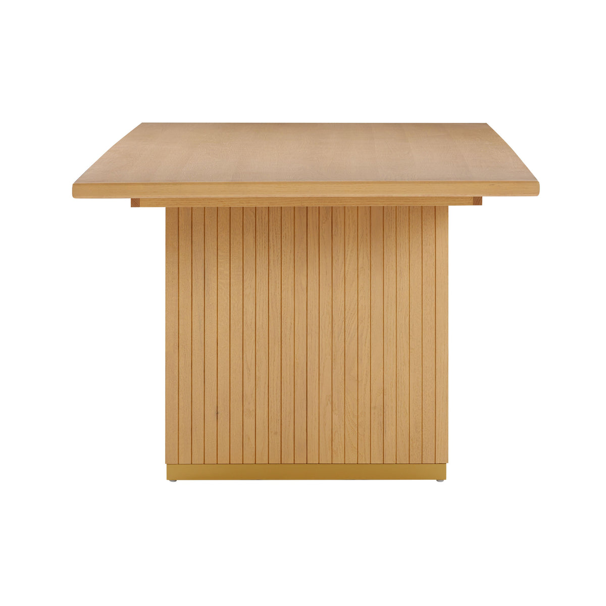 Chelsea Natural Oak Wood 96" Rectangular Dining Table by TOV Furniture – photo 4 of 8