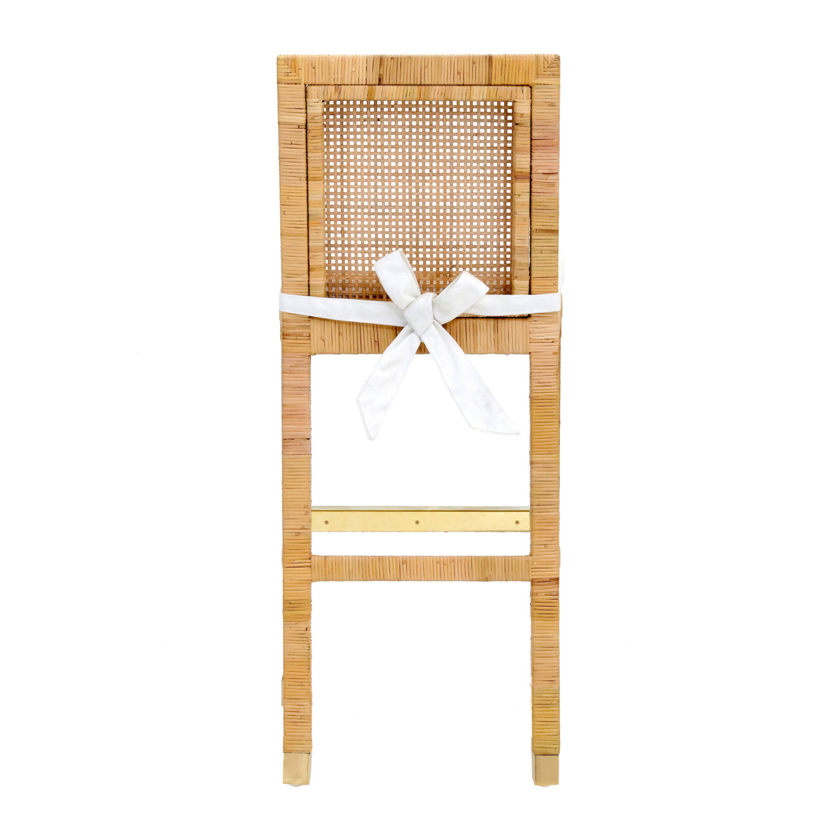 Amara Rattan Performance Fabric Counter Stool by TOV Furniture – photo 6 of 9