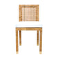 Amara Rattan Performance Fabric Dining Chair by TOV D44150