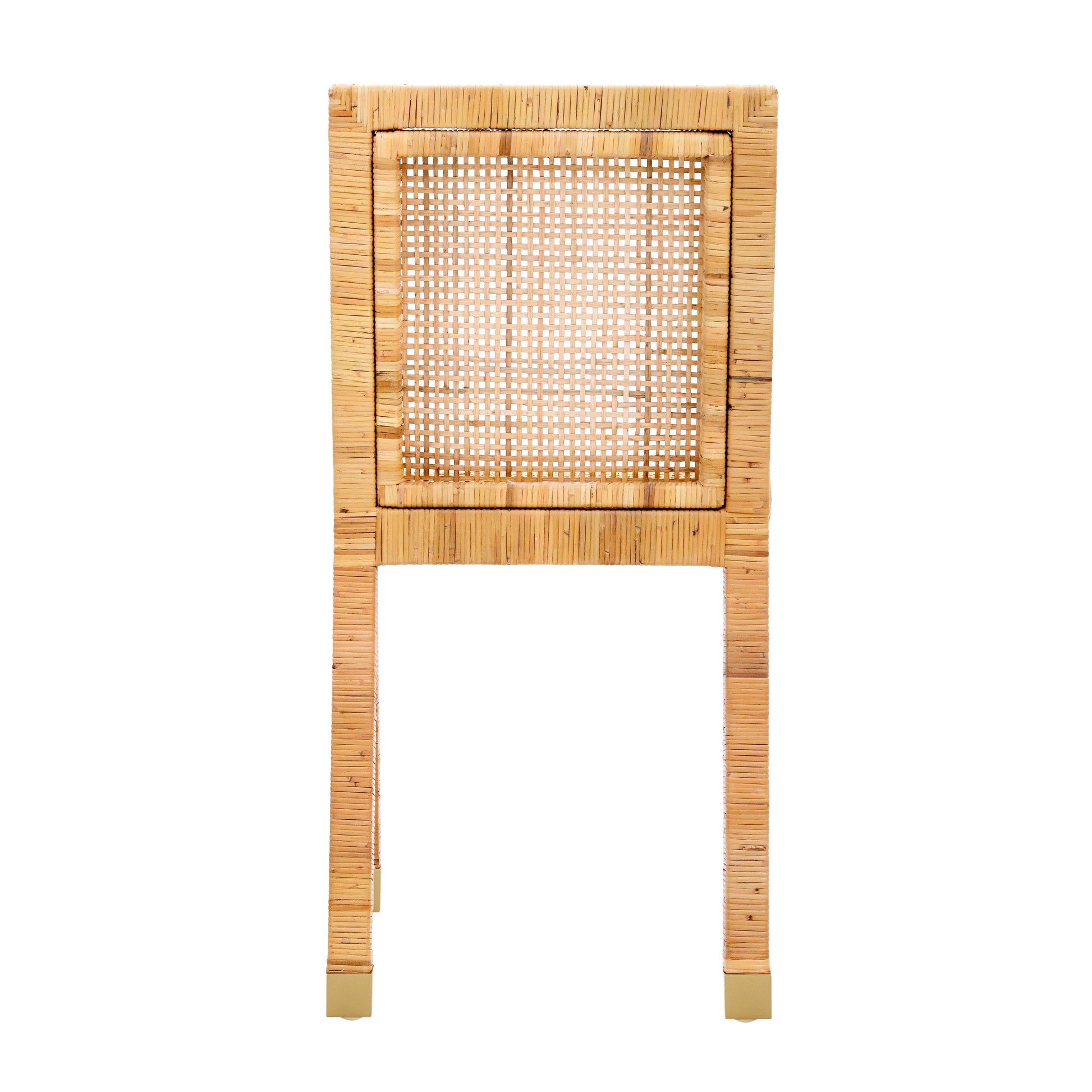 Amara Rattan Performance Fabric Dining Chair by TOV D44150
