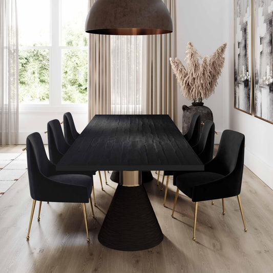 Rishi Black Rope Rectangular Table by TOV Furniture – photo 2 of 8