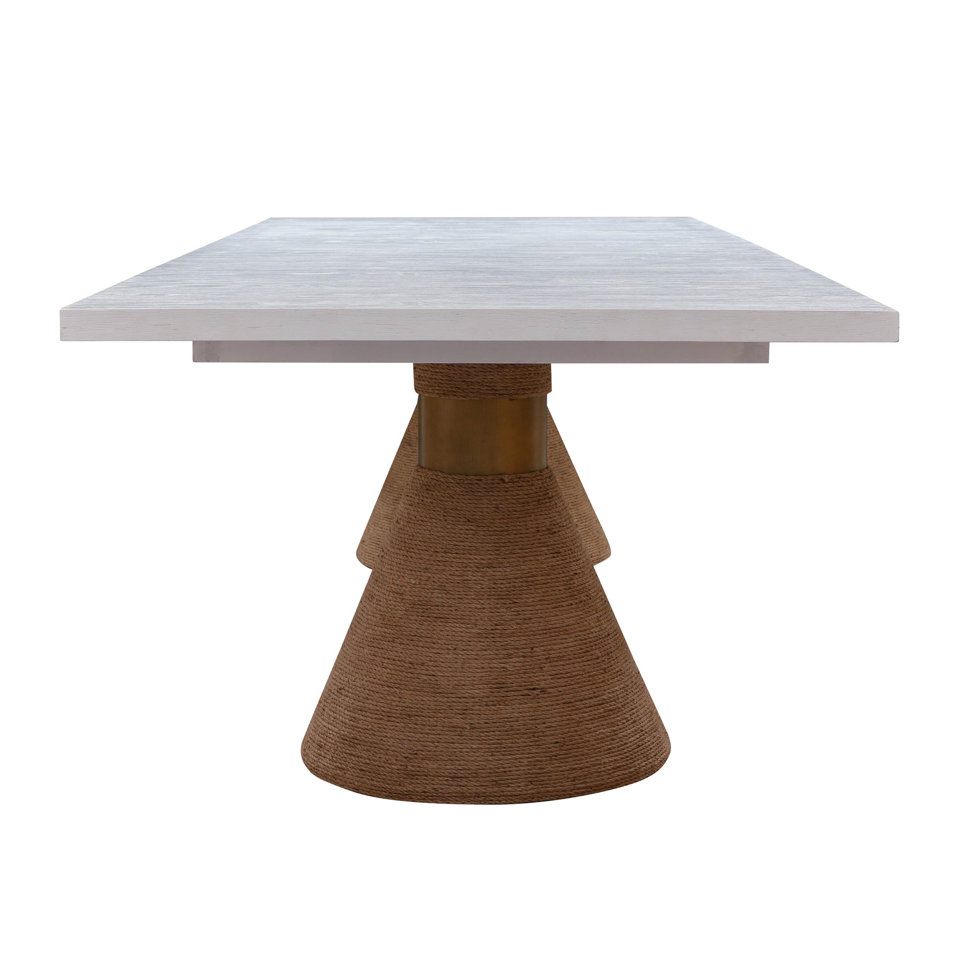Rishi 120 Rope Rectangular Dining Table by TOV D44154