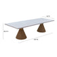 Rishi 120 Rope Rectangular Dining Table by TOV D44154