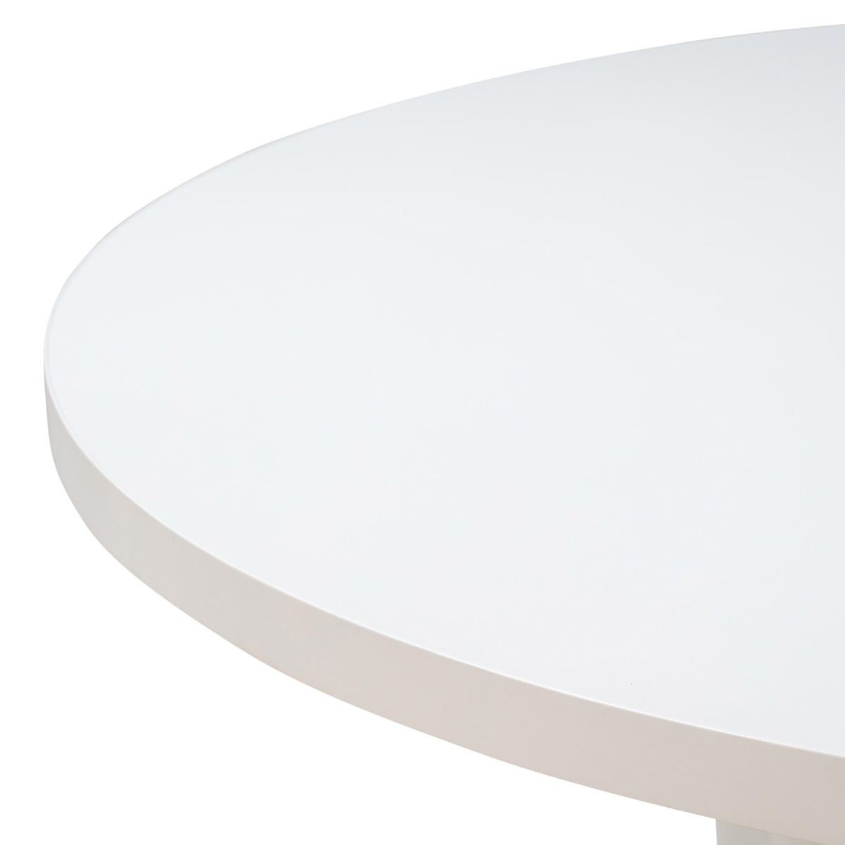 Kali 55" White Round Dining Table by TOV Furniture – photo 7 of 8