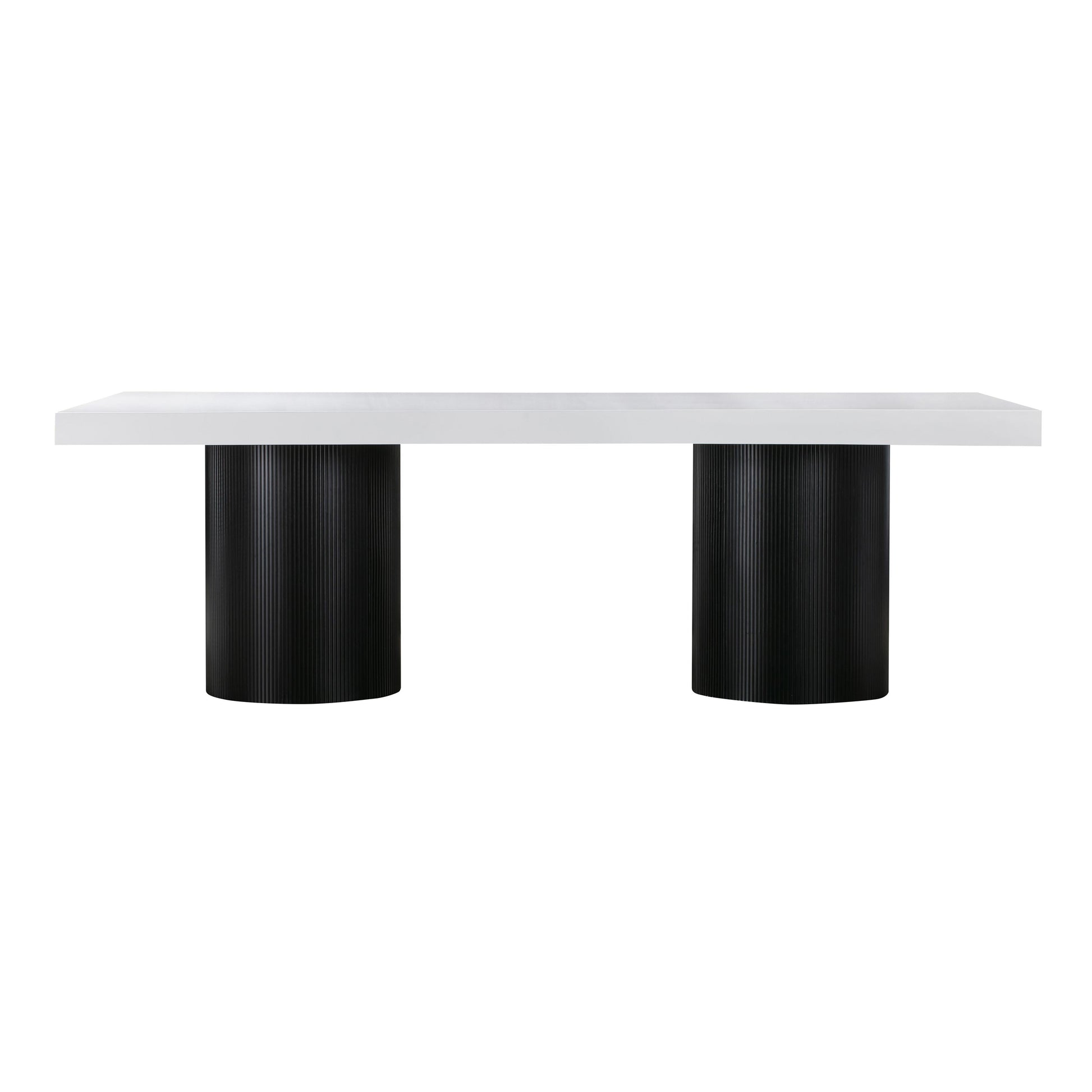Nova 95 White Lacquer Rectangular Dining Table by TOV D44185