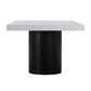 Nova 95 White Lacquer Rectangular Dining Table by TOV D44185