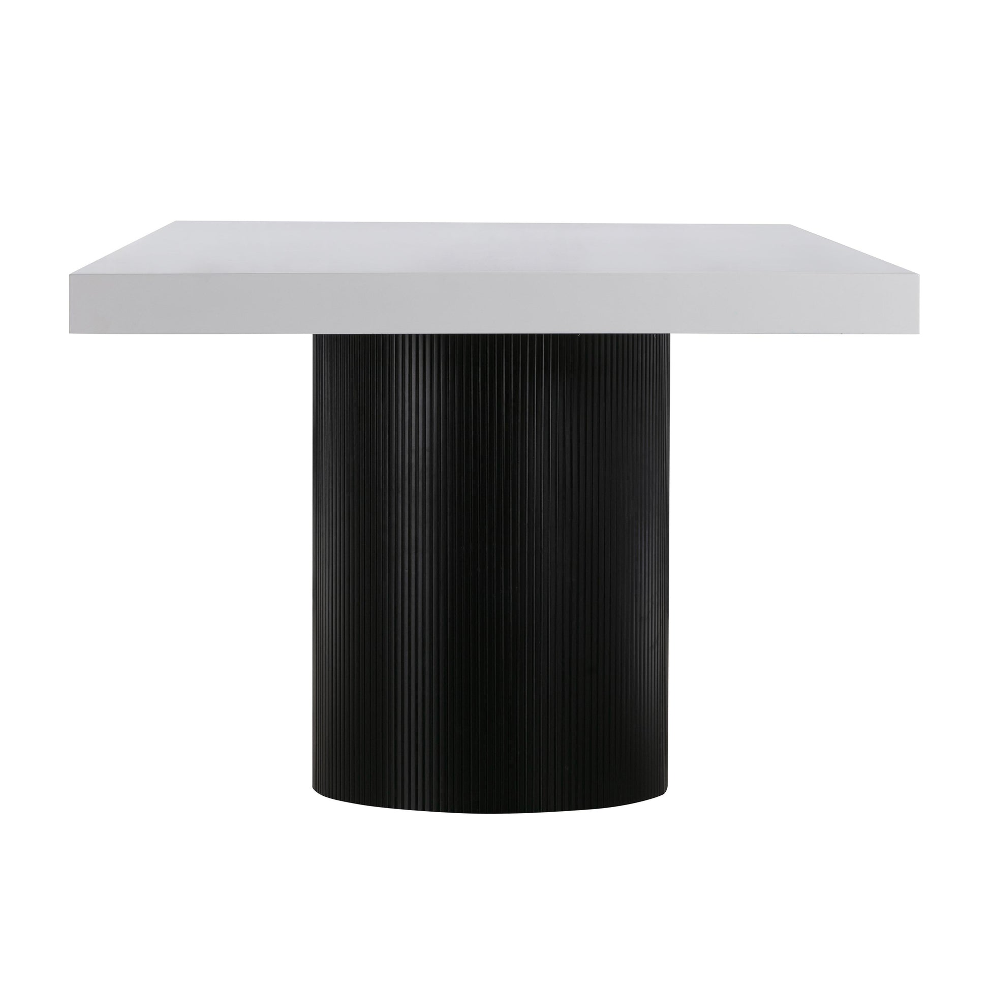Nova 95 White Lacquer Rectangular Dining Table by TOV D44185