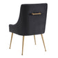 Beatrix Velvet Side Chair by TOV D48