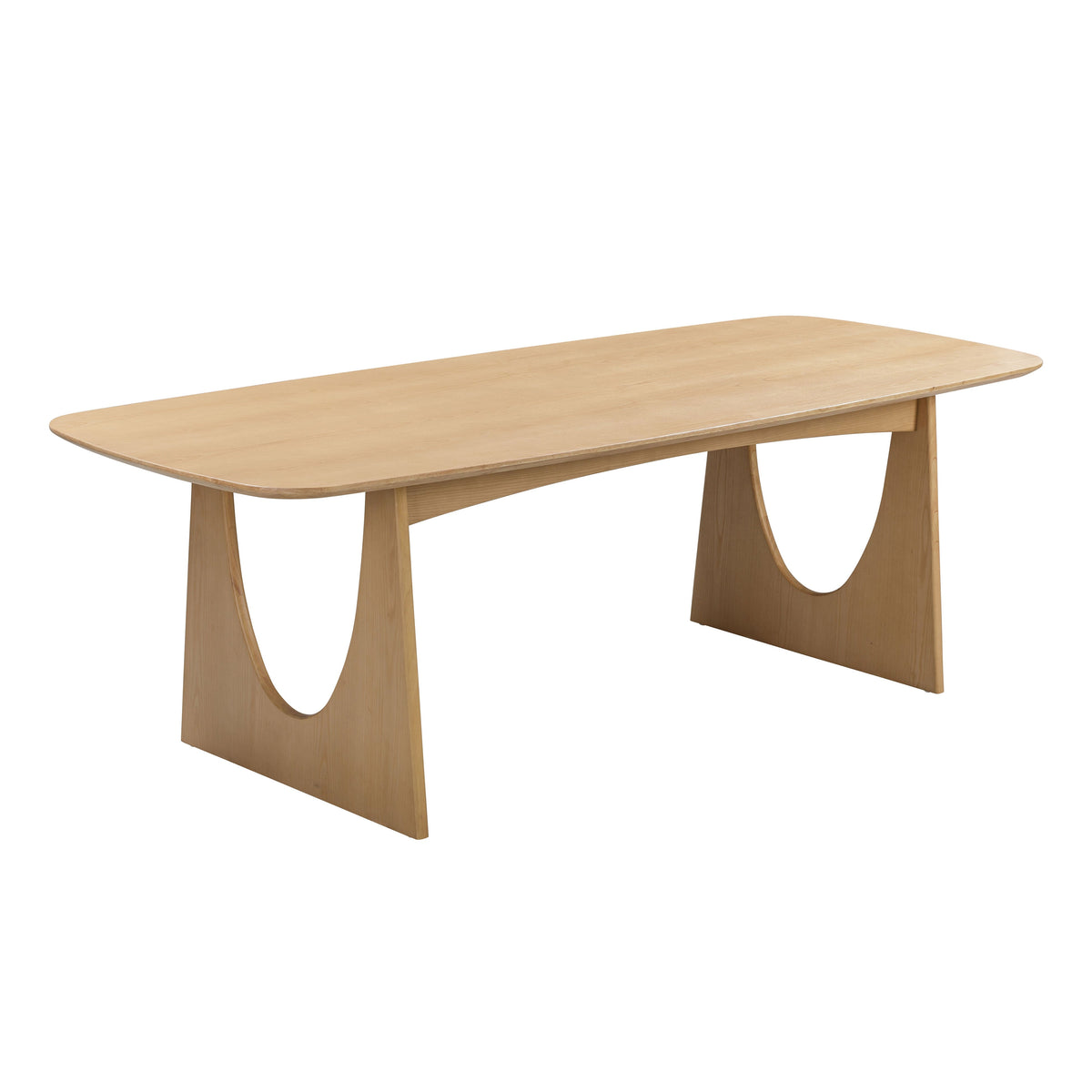 Cybill Natural Ash 94" Rectangular Dining Table by TOV Furniture – photo 1 of 8