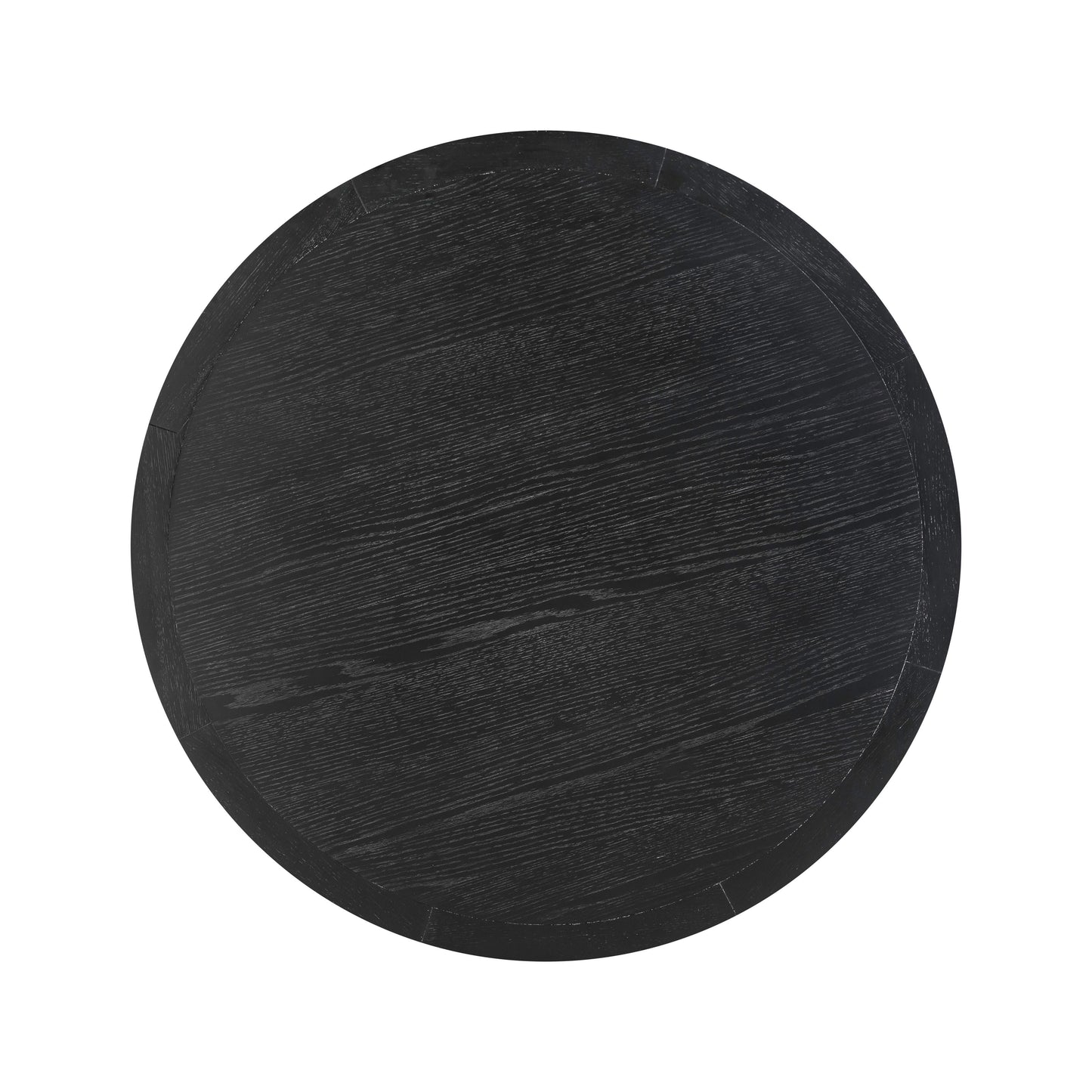 Sahara 41 Black Oak Round Dining Table by TOV D54225