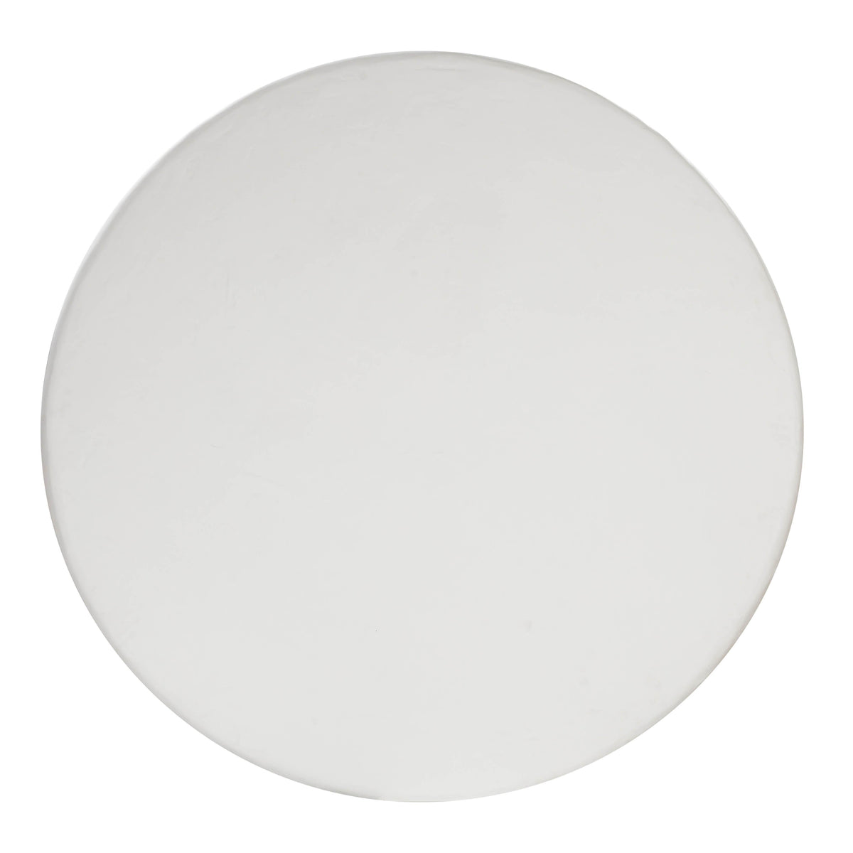 Elika White Faux Plaster Round Dining Table by TOV Furniture – photo 7 of 8