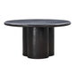 Elika 59 Faux Plaster Indoor Outdoor Round Dining Table by TOV D54233