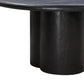 Elika 59 Faux Plaster Indoor Outdoor Round Dining Table by TOV D54233