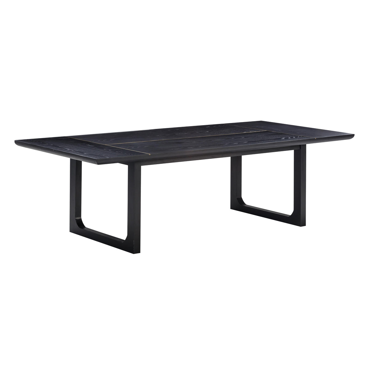 Shiloh 102" Black Ash Rectangular Dining Table by TOV Furniture – photo 1 of 8