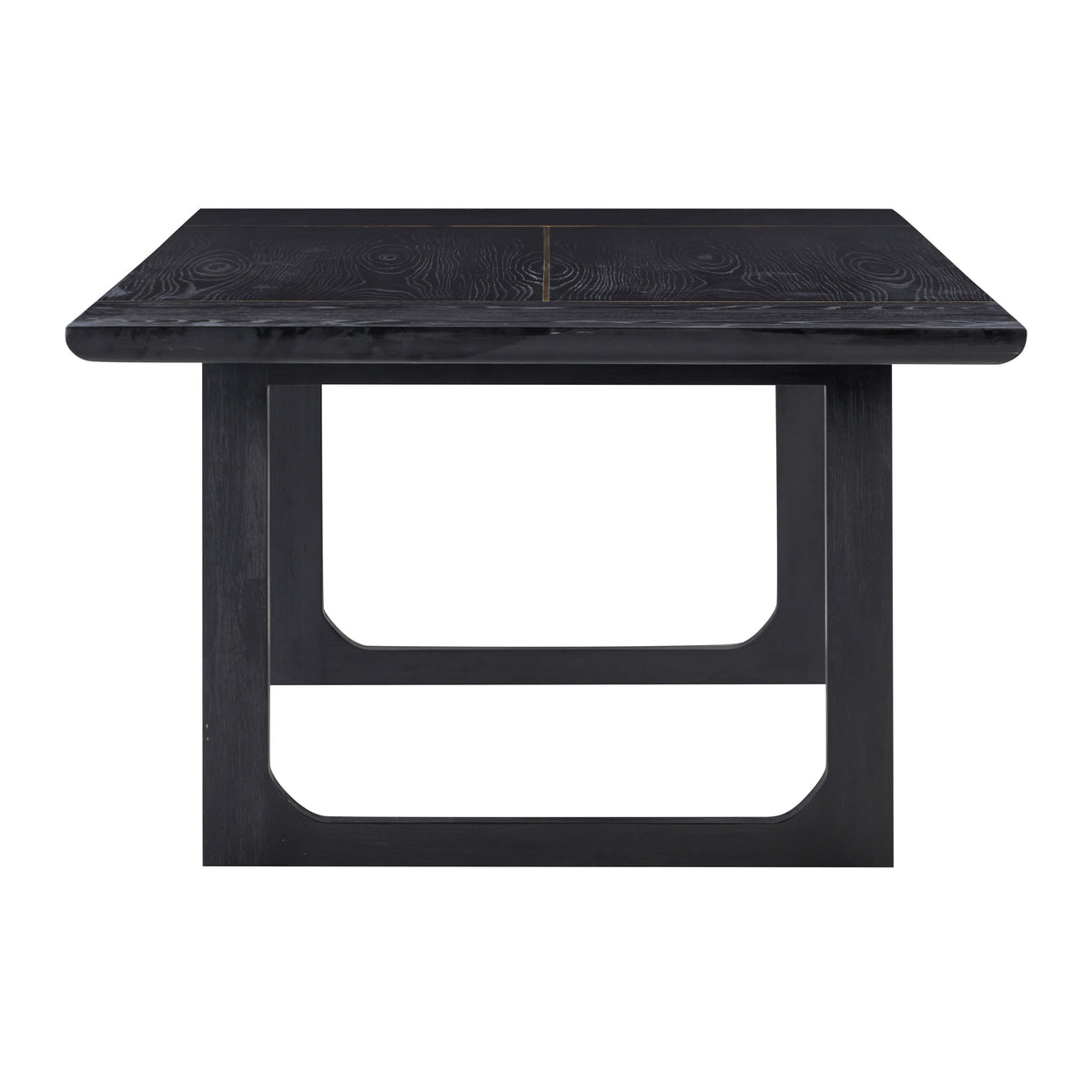 Shiloh 102" Black Ash Rectangular Dining Table by TOV Furniture – photo 4 of 8