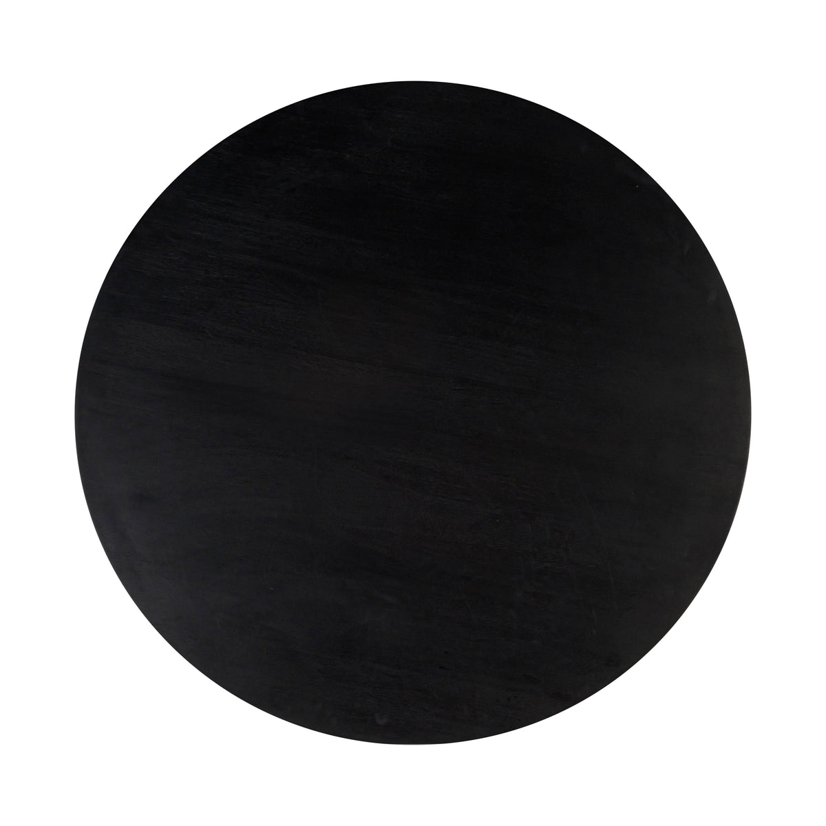 Gevra 54" Black Acacia & Faux Plaster Round Dining Table by TOV Furniture – photo 5 of 7