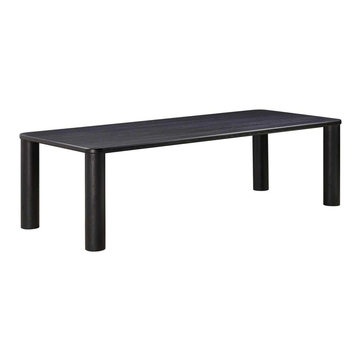 Akola 106" Oak Rectangular Dining Table in Black by TOV Furniture – photo 1 of 10