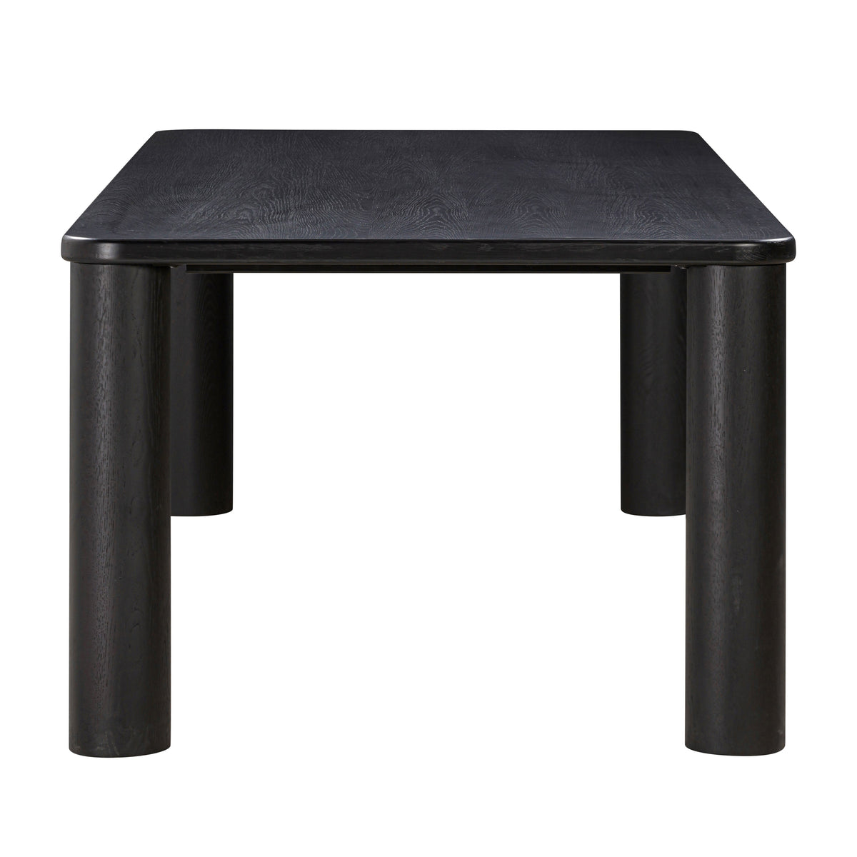 Akola 106" Oak Rectangular Dining Table in Black by TOV Furniture – photo 4 of 10
