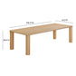 Akola 106 Oak Rectangular Dining Table by TOV D54247