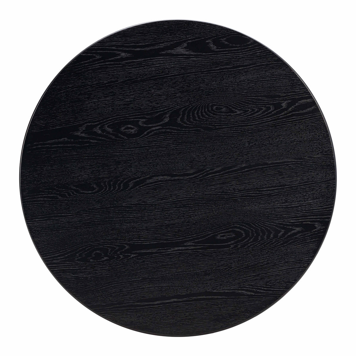 Chelsea Black Oak Round Dining Table by TOV Furniture – photo 6 of 8