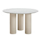 Parcino 47 Terrazzo Concrete Indoor Outdoor Round Dining Table by TOV D54289