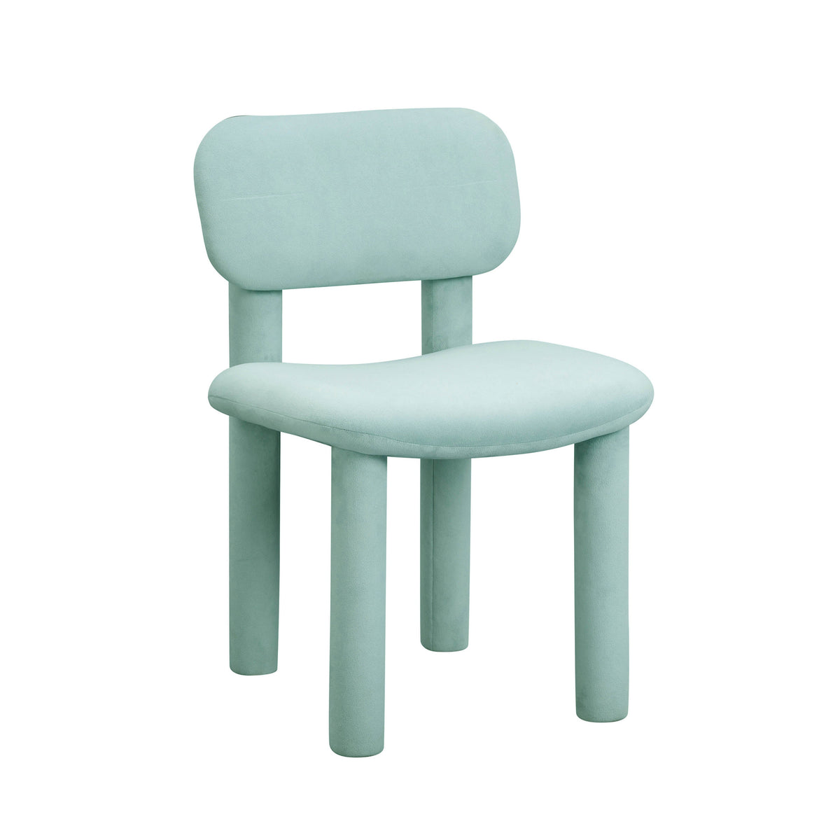 Elise Pale Blue Performance Velvet Dining Chair by TOV Furniture – photo 1 of 6