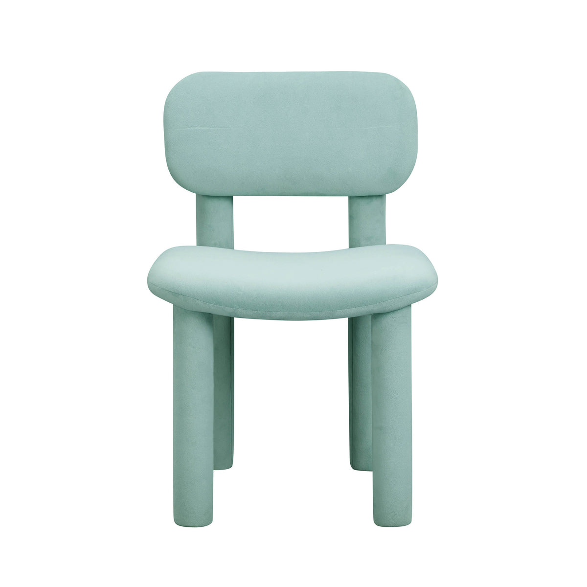 Elise Pale Blue Performance Velvet Dining Chair by TOV Furniture – photo 3 of 6