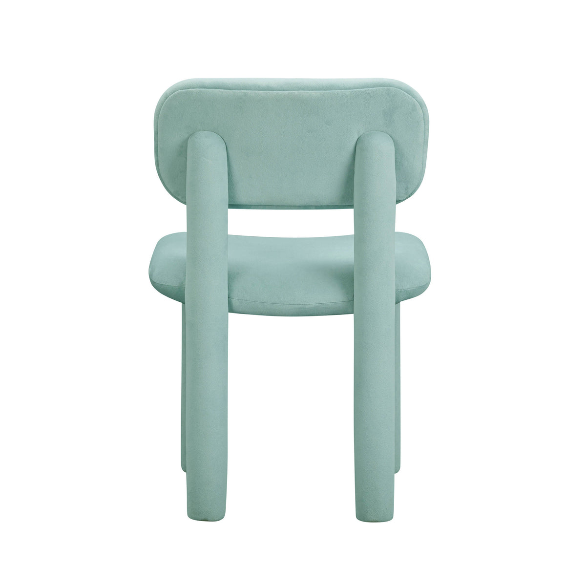 Elise Pale Blue Performance Velvet Dining Chair by TOV Furniture – photo 4 of 6