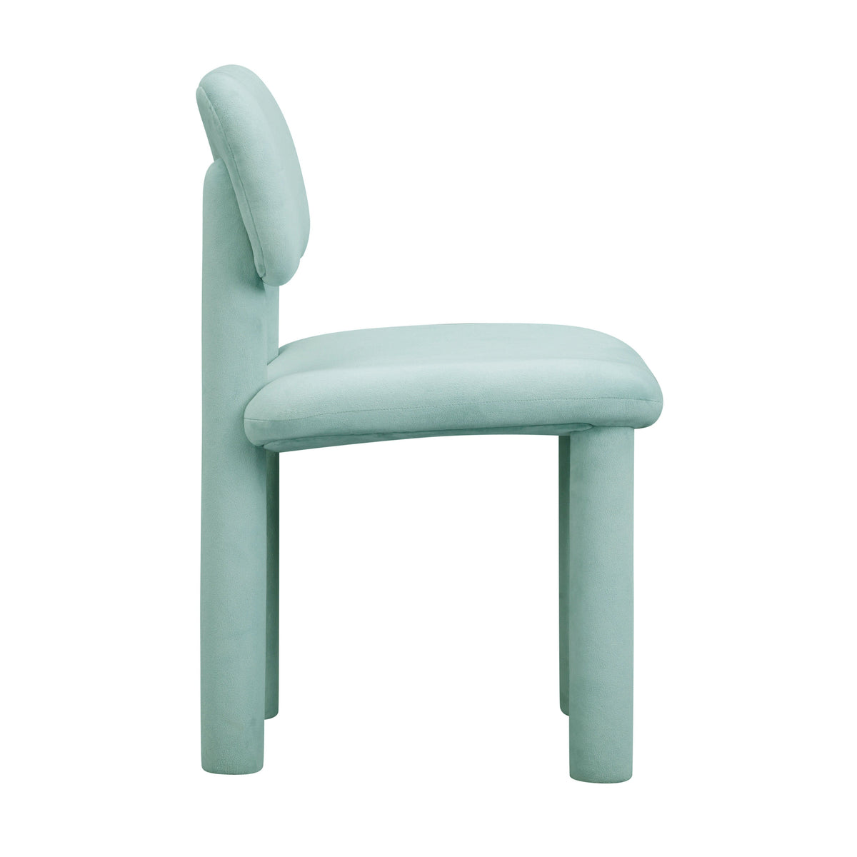 Elise Pale Blue Performance Velvet Dining Chair by TOV Furniture – photo 5 of 6
