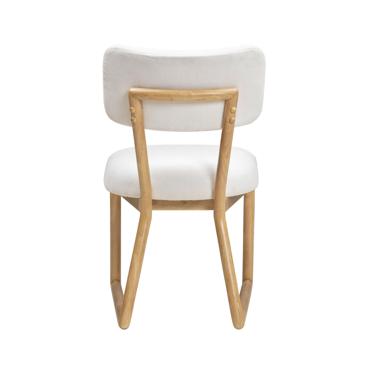 Bobbie Cream Upcycled Performance Fabric Dining Chair by TOV Furniture – photo 4 of 6