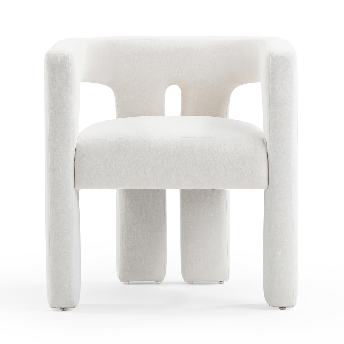Sloane Bone White Upcycled Performance Fabric Accent Chair by TOV Furniture – photo 3 of 7
