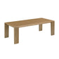 Polly 90 130 Natural Ash Extendable Rectangular Dining Table by TOV D54351