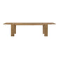 Polly 90 130 Natural Ash Extendable Rectangular Dining Table by TOV D54351
