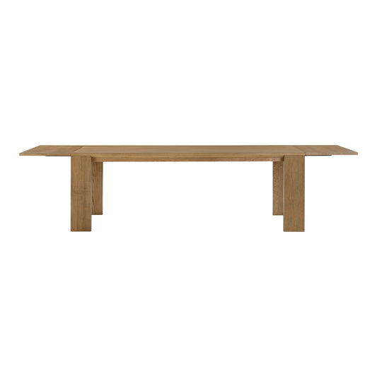 Polly 90 130 Natural Ash Extendable Rectangular Dining Table by TOV D54351